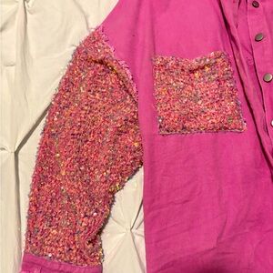 Fantastic Fawn pink sequin Jacket